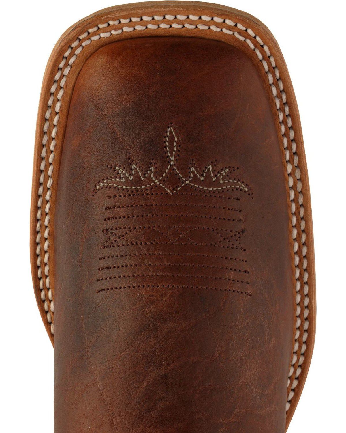 Image #6 - Tony Lama Men's Americana Western Boots - Broad Square Toe, Pecan, hi-res