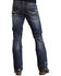 Image #1 - Stetson Men's Rocker Fit Straight Leg Jeans, Dark Stone, hi-res