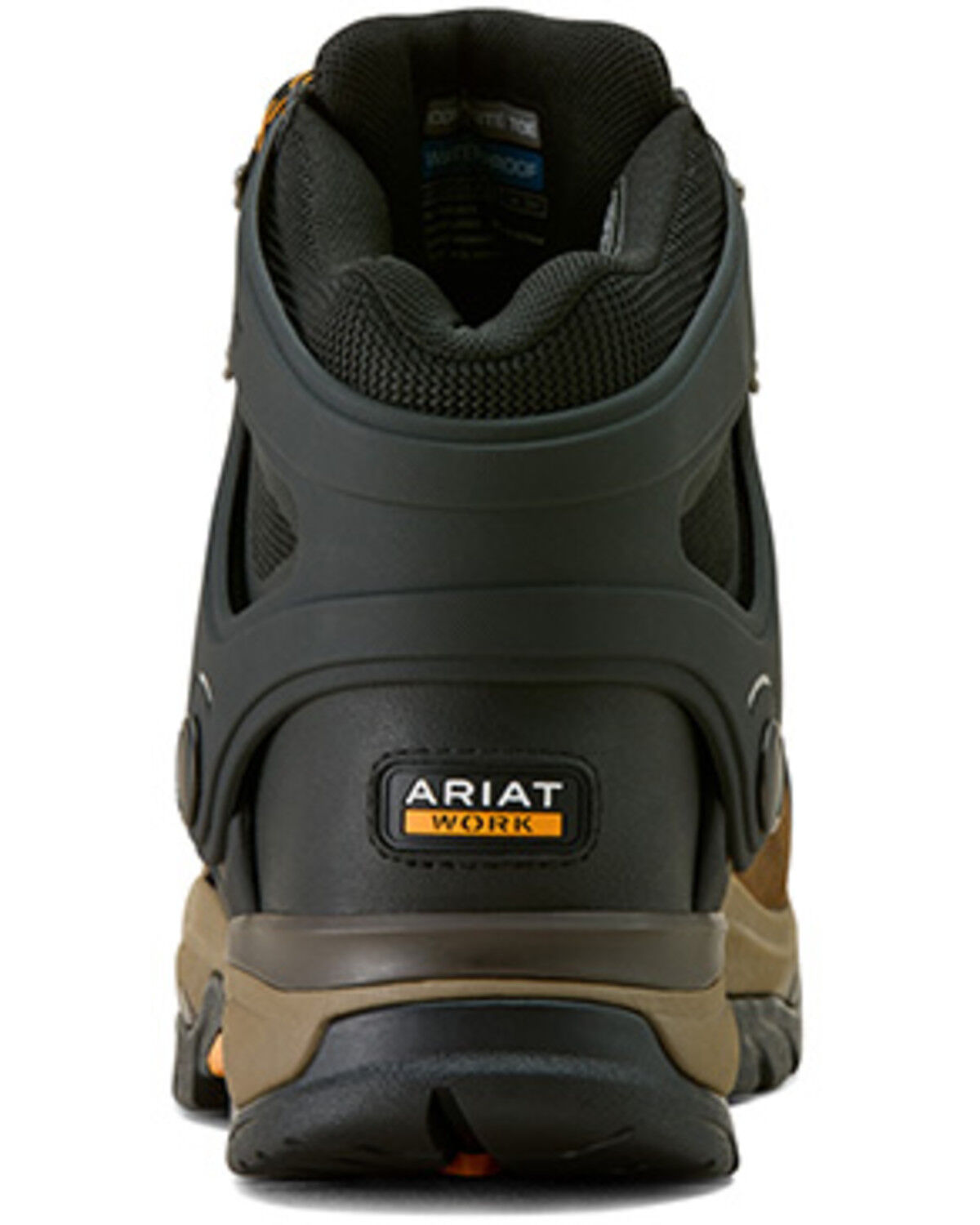 Image #3 - Ariat Men's 6" Endeavor Waterproof Work Boots - Carbon Toe, Brown, hi-res