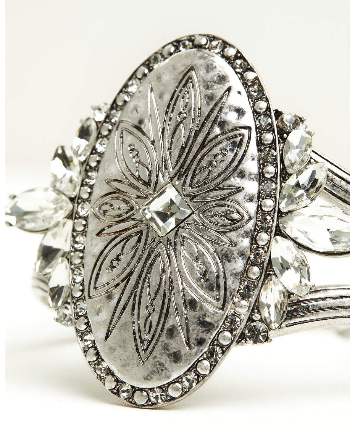 Image #2 - Lainey Wilson Women's Drama Stone Cuff Bracelet, Silver, hi-res