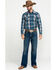 Image #6 - Cody James Men's Stallion Small Plaid Print Long Sleeve Western Shirt , , hi-res