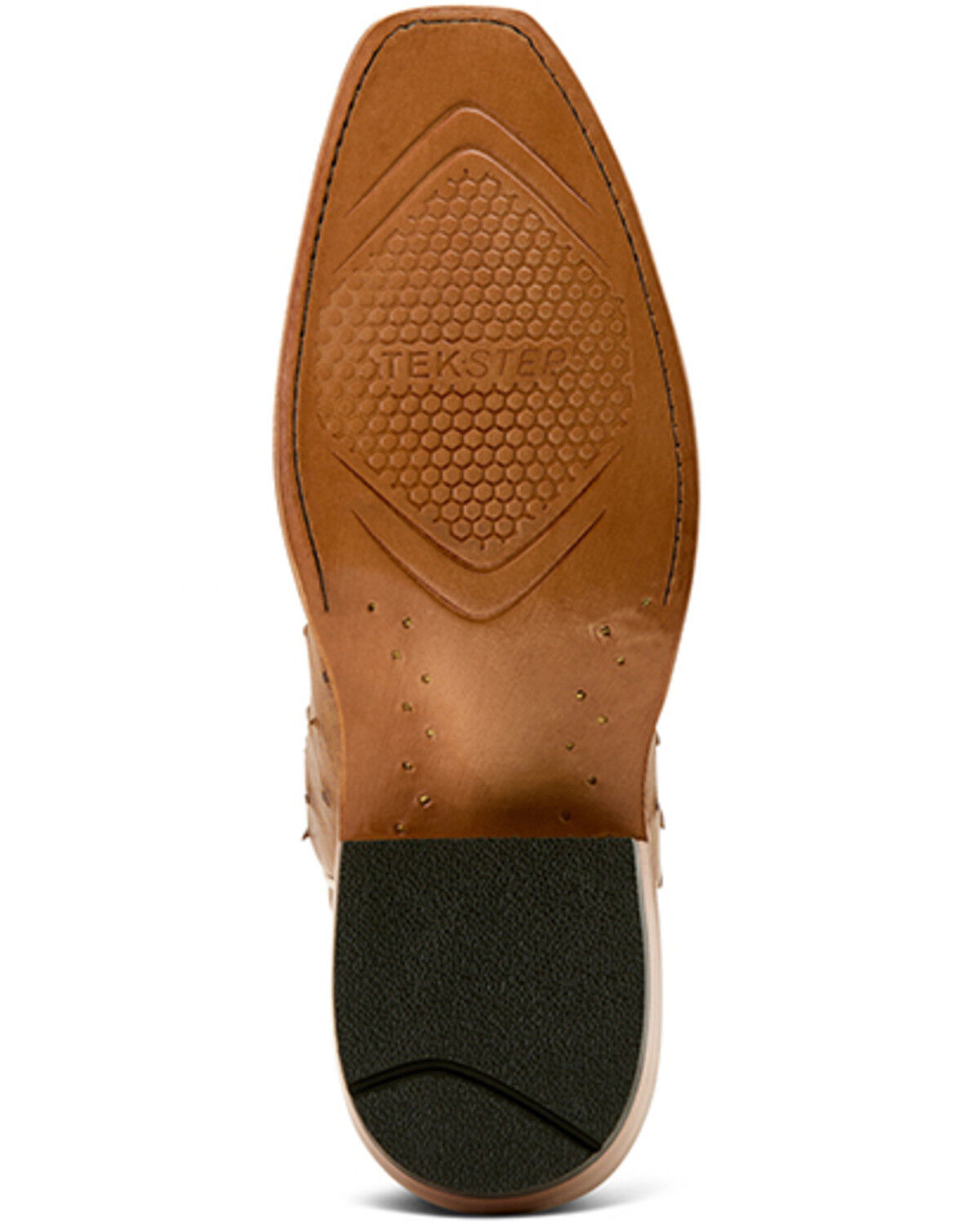 Image #5 - Ariat Women's Futurity Revival Exotic Ostrich Western Boots - Square Toe, Tan, hi-res