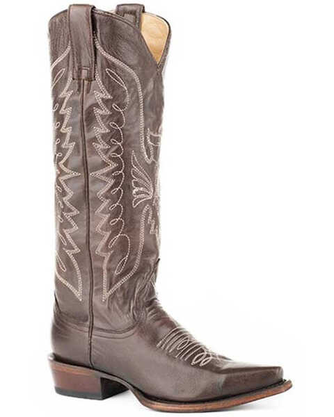 Stetson Women's Marisol Western Boots - Snip Toe, Brown, hi-res