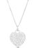 Image #2 - Montana Silversmiths Women's Chiseled Heart Turquoise Necklace, Silver, hi-res