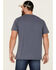 Brothers & Sons Men's Twisted Slub Skull Graphic T-Shirt, Blue, hi-res