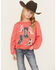 Image #1 - Wrangler Girls' Boot Long Sleeve Graphic Shirt, Pink, hi-res