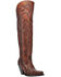 Image #1 - Dan Post Women's Seductress Western Boots - Snip Toe, Brown, hi-res
