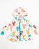 Image #1 - Wrangler Infant Girls' Saddle Print Fleece Zip-Up Hooded Jacket, White, hi-res