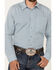 Image #3 - Gibson Trading Co Men's Bullseye Geo Print Long Sleeve Button-Down Western Shirt, Light Blue, hi-res