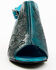 Image #4 - Roper Women's Burnished Tooled Sandals, Blue, hi-res