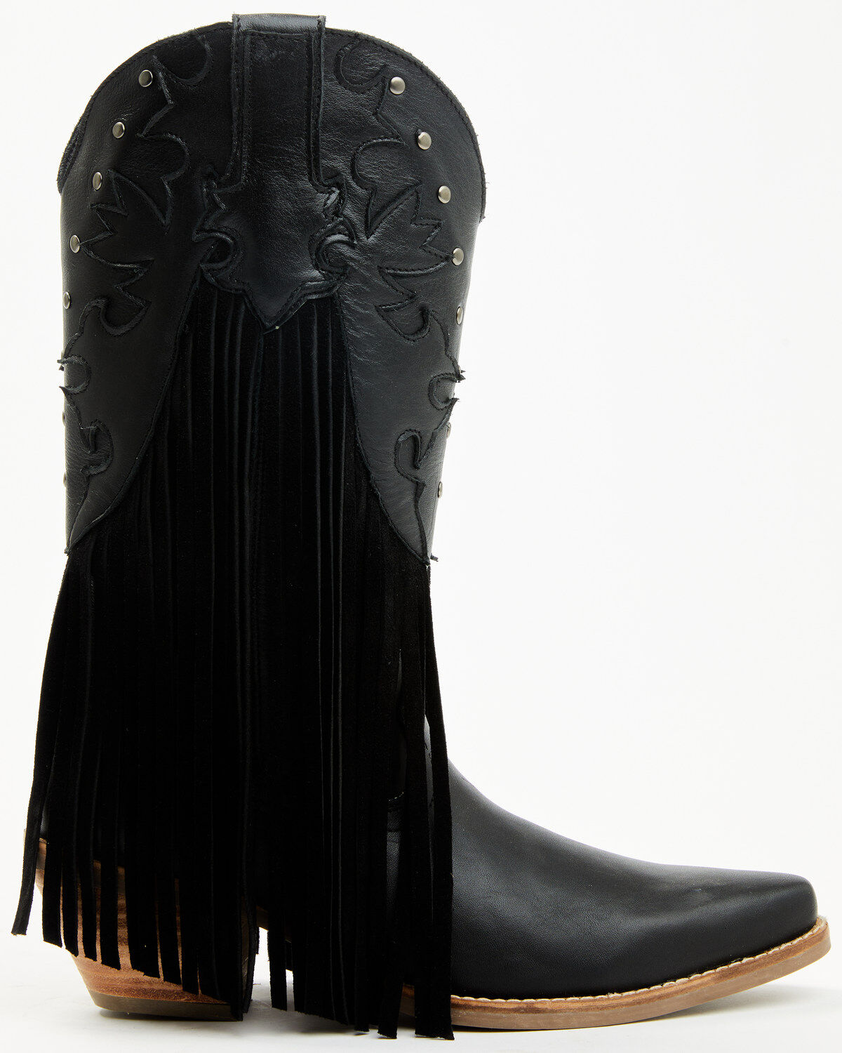 Image #2 - Dingo Women's Hoedown Fringe Western Boots - Round Toe, , hi-res