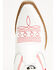 Image #6 - Dingo Girls' Queen A Hearts Western Boots - Snip Toe, White, hi-res