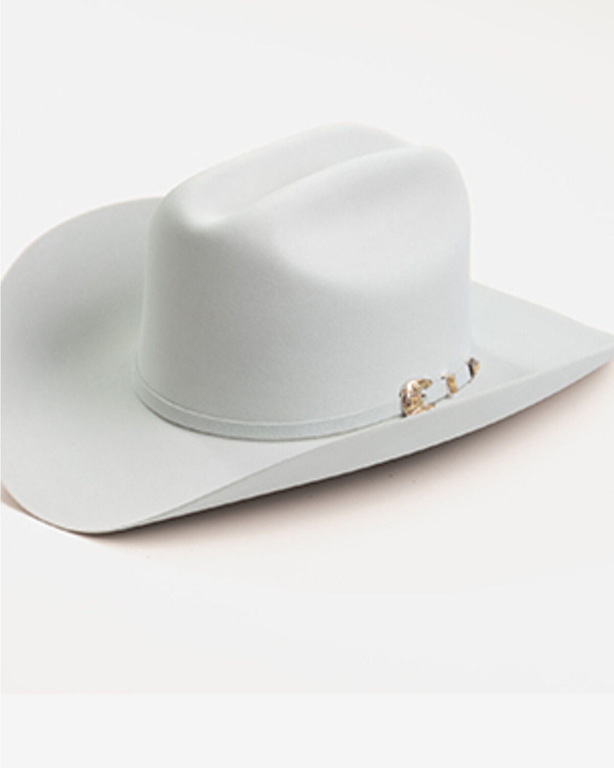 Larry Mahan Imperial 1000X Felt Cowboy Hat, Silver, hi-res
