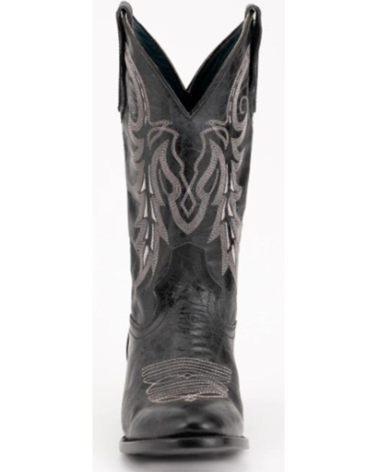 Image #4 - Ferrini Men's Remington Western Boots - Round Toe, Black, hi-res