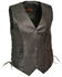 Image #1 - Milwaukee Leather Women's Thin Braid Snap Front Vest - 3X, Black, hi-res