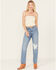 Image #1 - Levi's Women's 501® Medium Wash Field Notes Straight Jeans, Medium Wash, hi-res