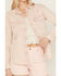 Image #3 - Levi's Women's Denim Long Sleeve Snap Western Shirt, Pink, hi-res