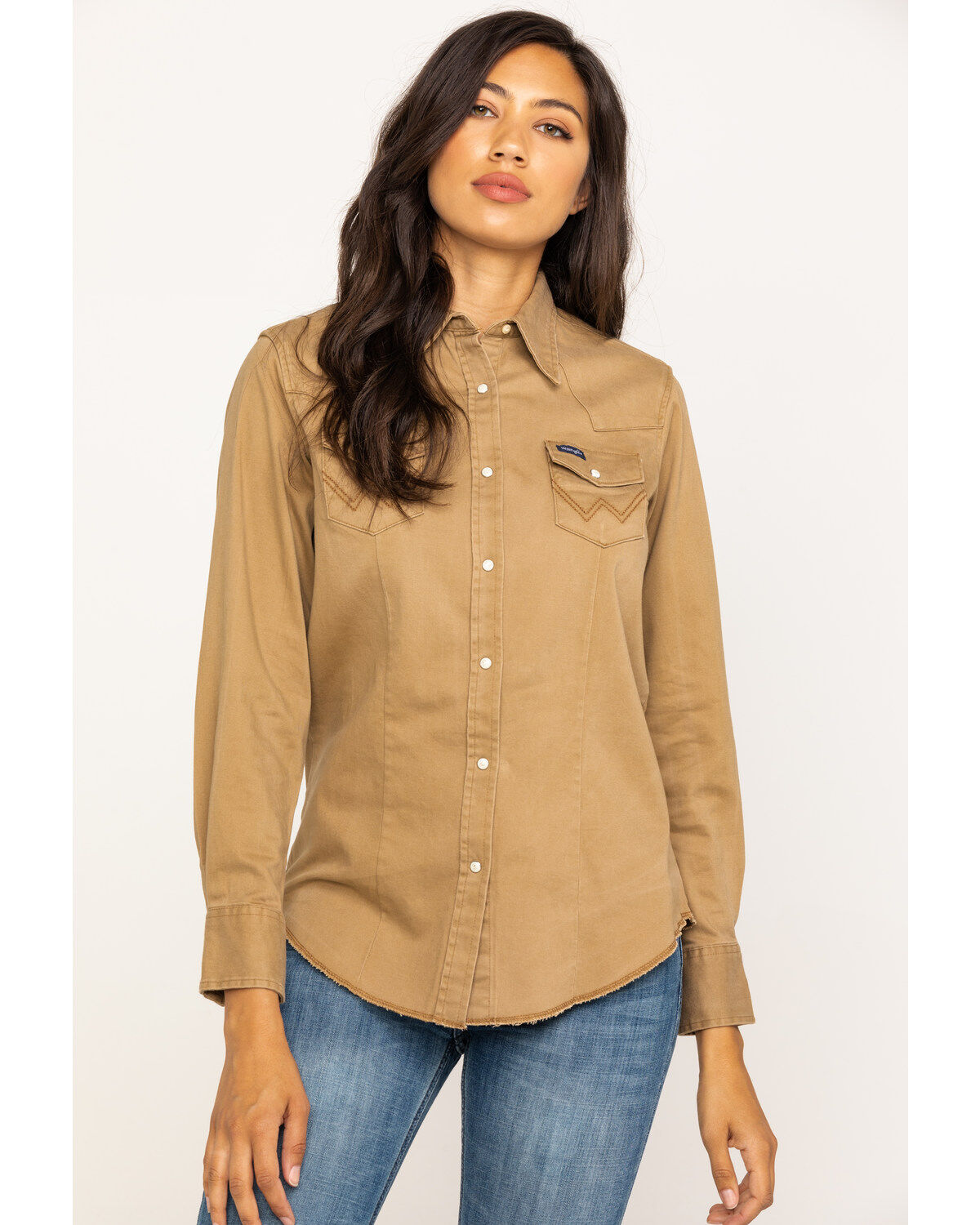 wrangler western shirts women's