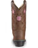 Image #7 - Shyanne Girls' Floral Embroidered Western Boots - Snip Toe, , hi-res