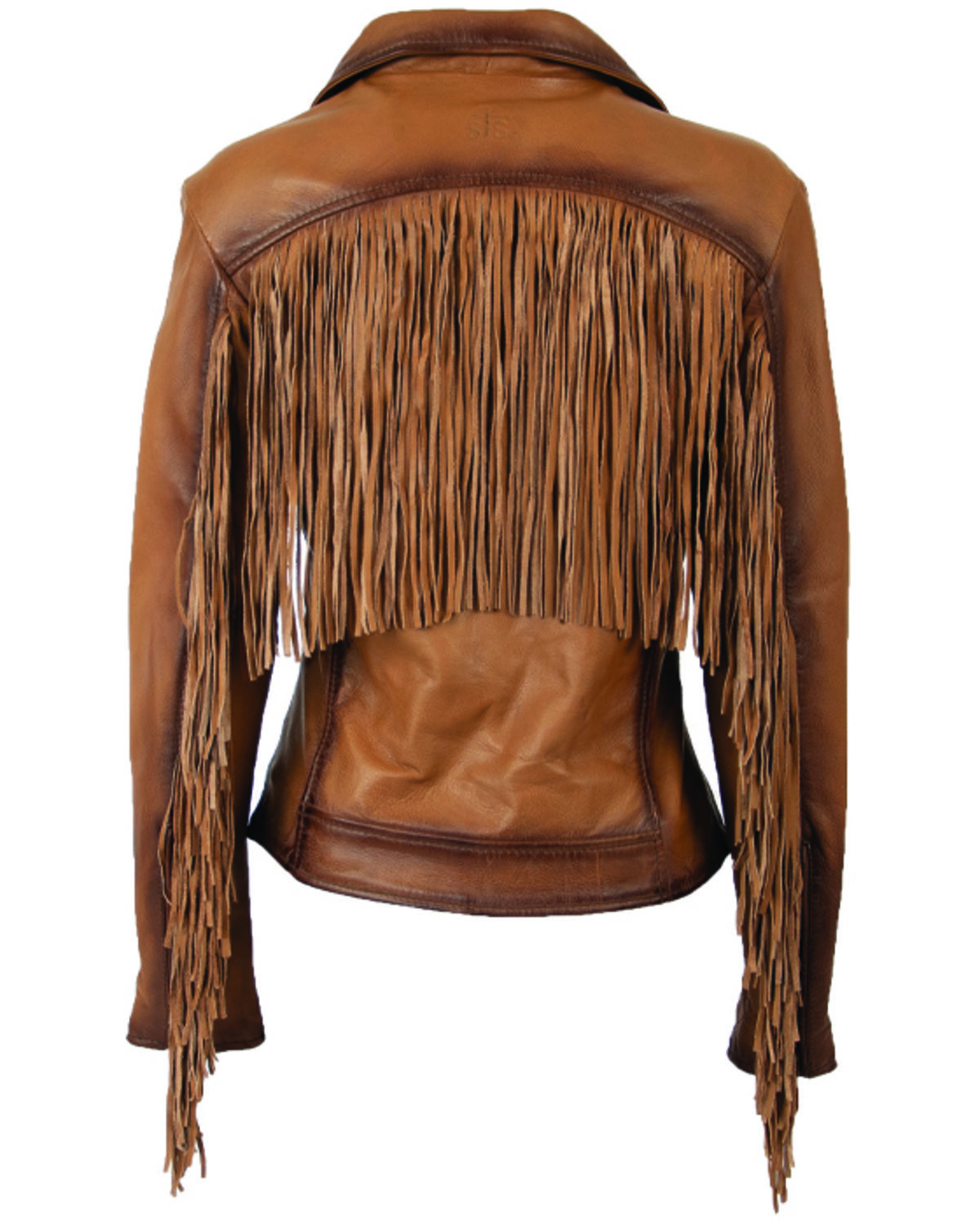 Image #2 - STS Ranchwear Women's Chenae Fringe Leather Jacket - Plus, , hi-res