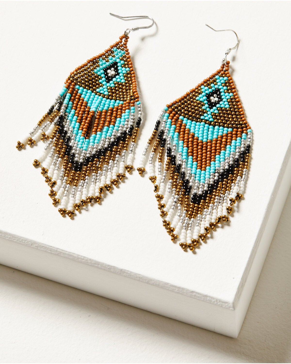 Idyllwind Women's Southwestern Trail Bronze Earrings, Bronze, hi-res