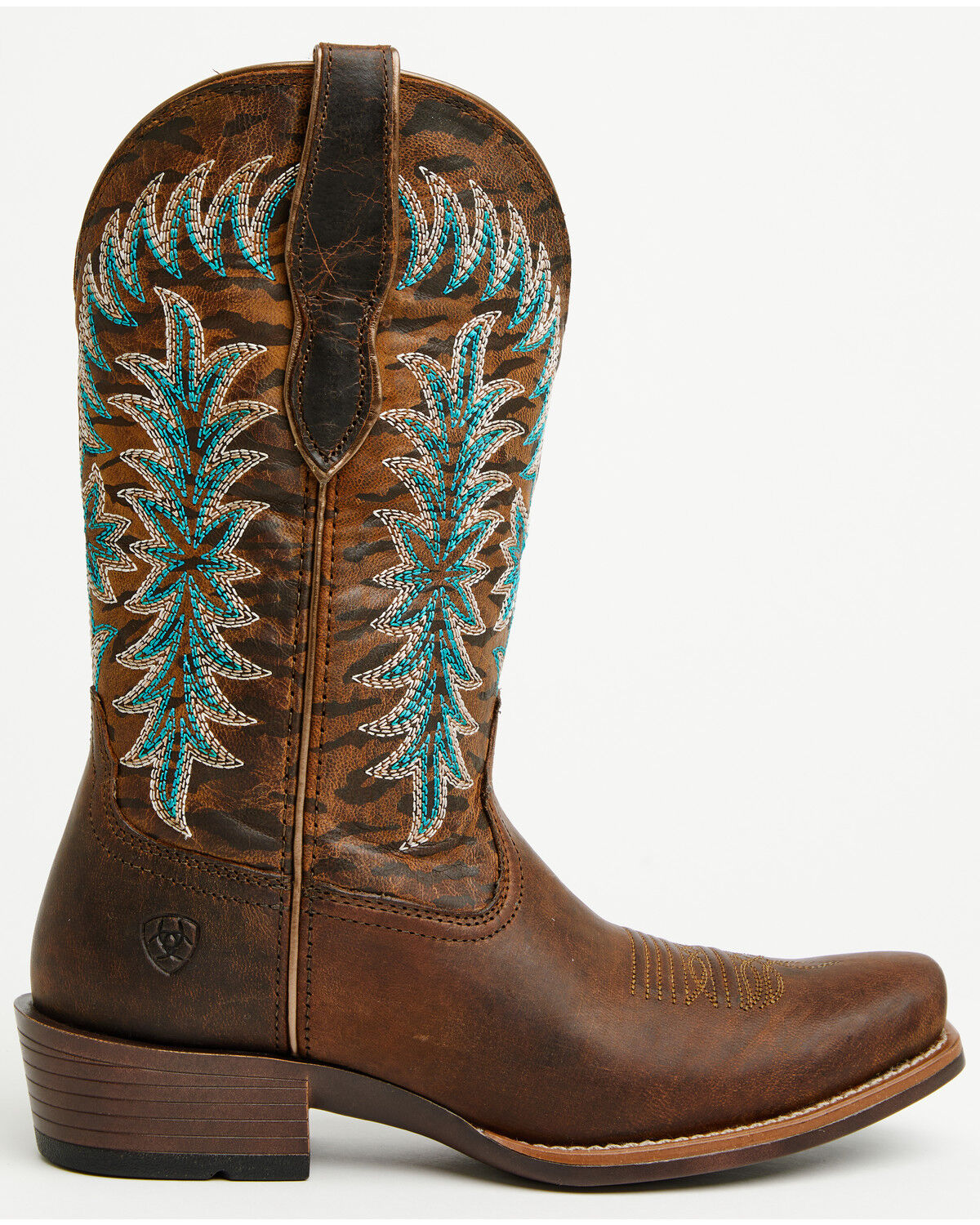 Image #2 - Ariat Women's Beaumont Performance Western Boots - Square Toe, Brown, hi-res
