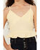 Image #3 - Fornia Girls' Peplum Tank, Yellow, hi-res