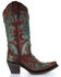 Image #2 - Corral Women's Turquoise Overlay Western Boots - Snip Toe, , hi-res