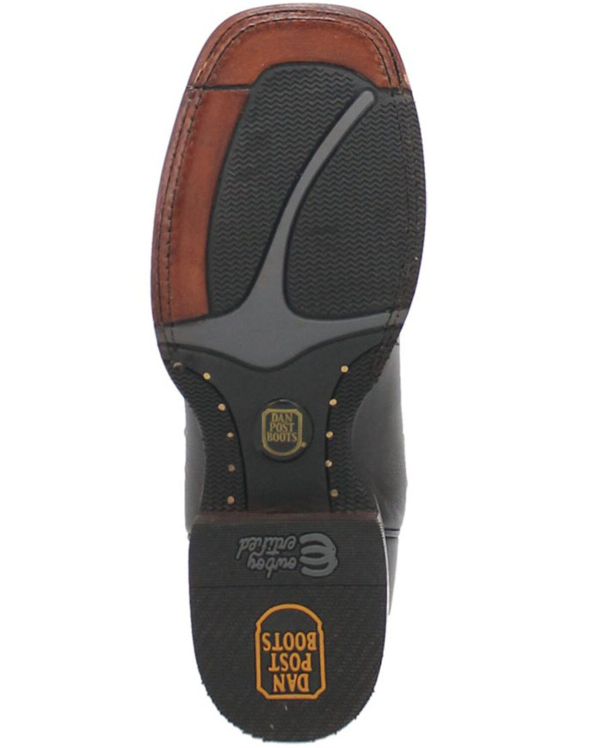Image #7 - Dan Post Men's Stockman Western Performance Boots - Broad Square Toe, , hi-res
