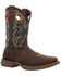 Image #1 - Durango Men's 11" Rebel Performance Western Boots - Broad Square Toe, Brown, hi-res