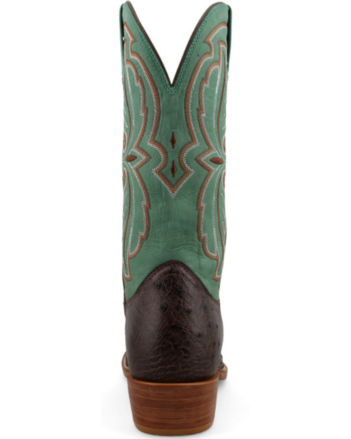 Image #5 - Twisted X Men's Reserve Exotic Full Quill Ostrich Western Boots - Square Toe, Jade, hi-res