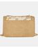 Image #3 - Wrangler X Boot Barn Women's Cow Print Shoulder Bag with Charm, Tan, hi-res