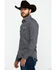 Image #3 - Rock 47 By Wrangler Men's Black Geo Print Long Sleeve Western Shirt , , hi-res