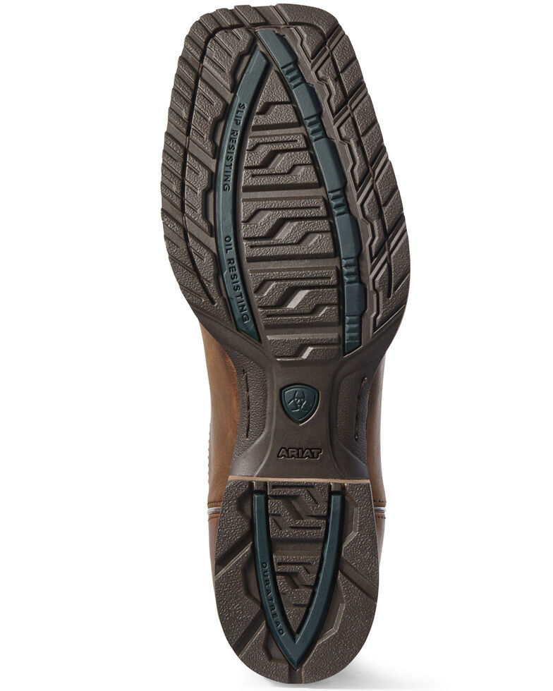 Ariat Men's Hybrid VentTEK Distressed Western Boots Wide Square Toe Boot Barn