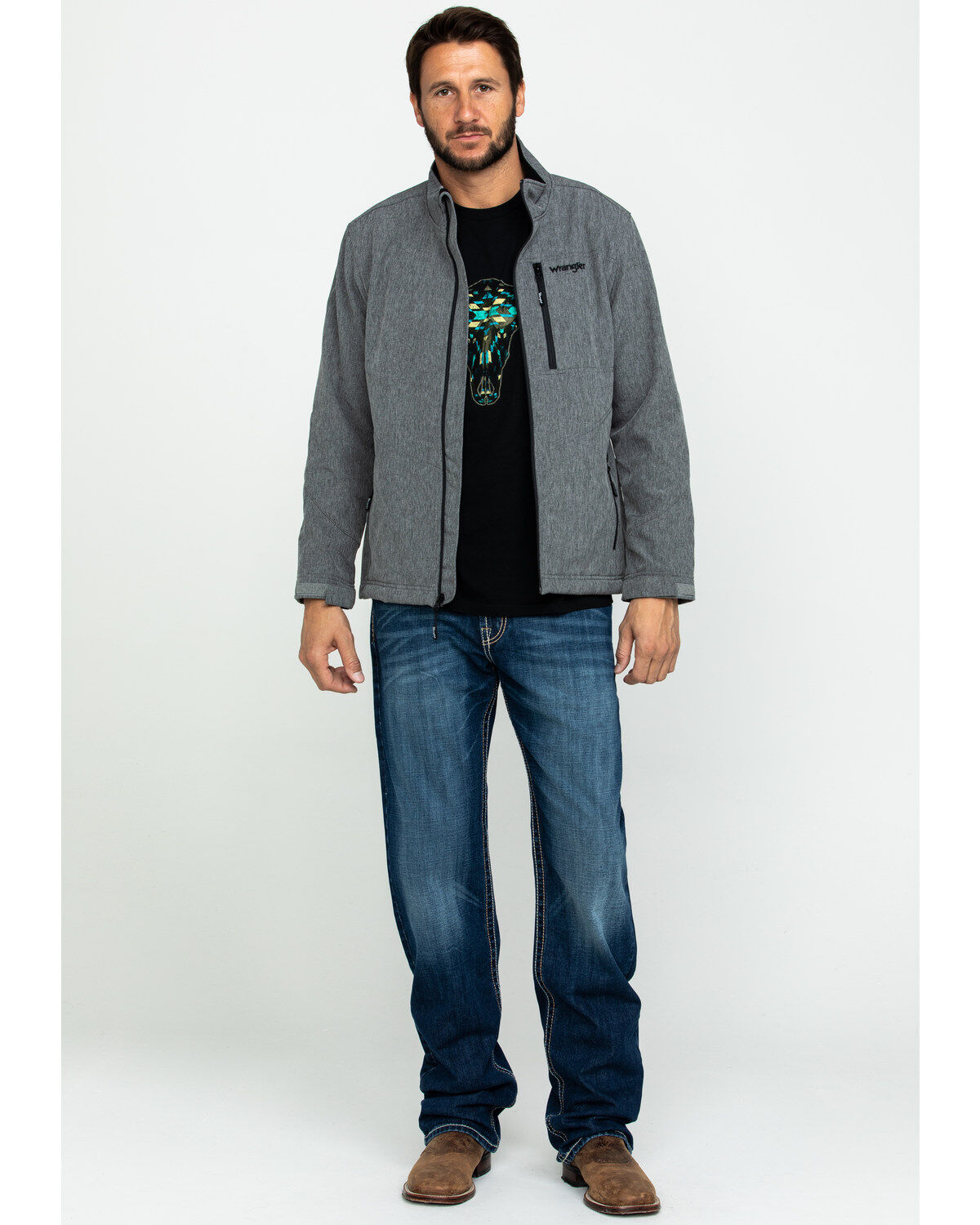 Image #6 - Wrangler Men's Trail Fleece Lined Zip Jacket , , hi-res