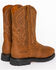 Image #11 - Cody James® Men's Broad Square Composite Toe Western Work Boots, Brown, hi-res