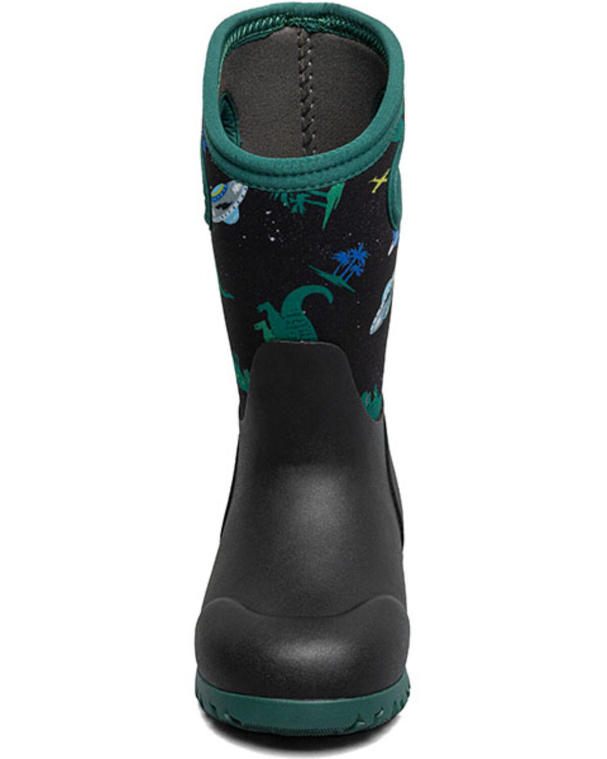 Image #4 - Bogs Boys' York Jurassic Dino Waterproof Boots - Round Toe, Black, hi-res
