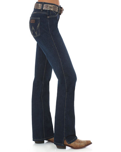 Wrangler Women's Cash Vented Boot Cut Ultimate Riding Jeans | Boot Barn
