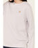 Image #3 - Carhartt Women's Relaxed Fit Midweight Crewneck Sweatshirt, Light Purple, hi-res