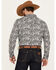 Image #4 - Cody James Men's Mamba Paisley Print Long Sleeve Western Snap Shirt - Tall, Black, hi-res