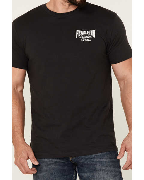 Pendleton Men's Rodeo Rider Graphic Short Sleeve T-Shirt , Black, hi-res