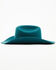 Image #3 - Shyanne Women's Mabel Embroidered Felt Cowboy Hat, Teal, hi-res