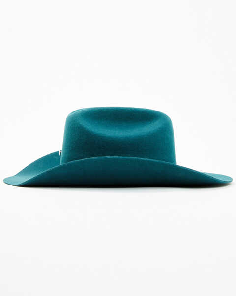 Image #3 - Shyanne Women's Mabel Embroidered Felt Cowboy Hat , Teal, hi-res