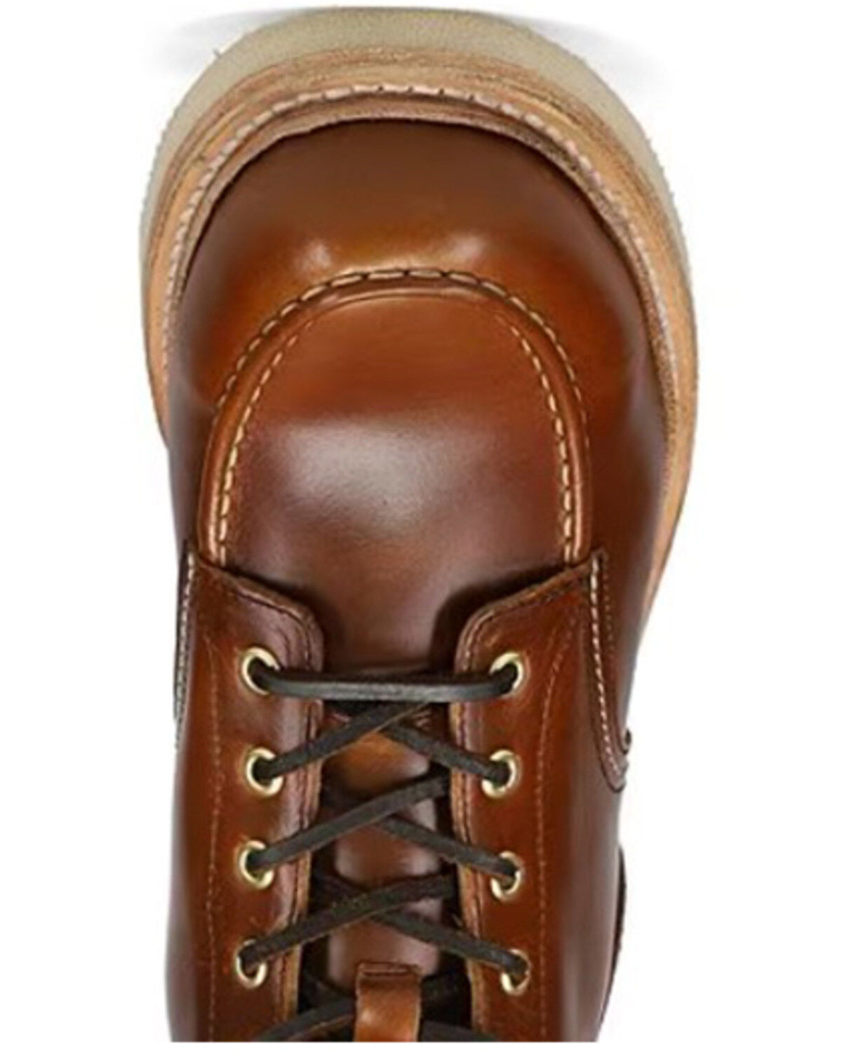 Image #6 - Frye Men's Hudson Moc Work Boots - Soft Toe, Brown, hi-res