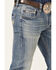 Image #4 - Rock & Roll Denim Men's Pistol Light Wash Reflex Stretch Stackable Bootcut Jeans, Light Wash, hi-res