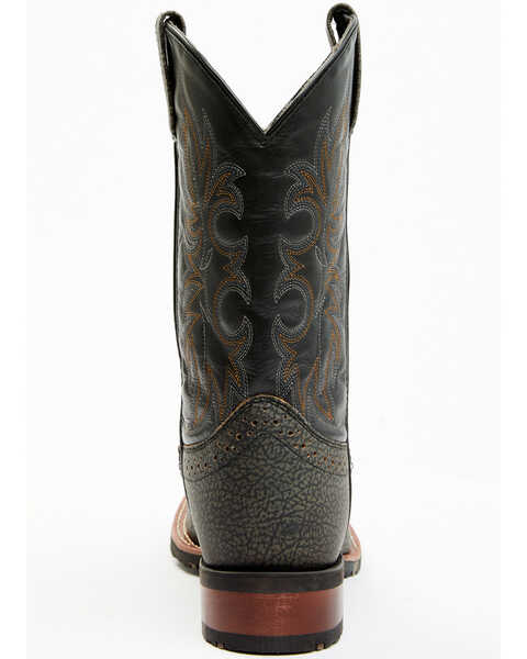 Laredo Men's Stone Cold Western Performance Boots - Broad Square Toe, Grey, hi-res