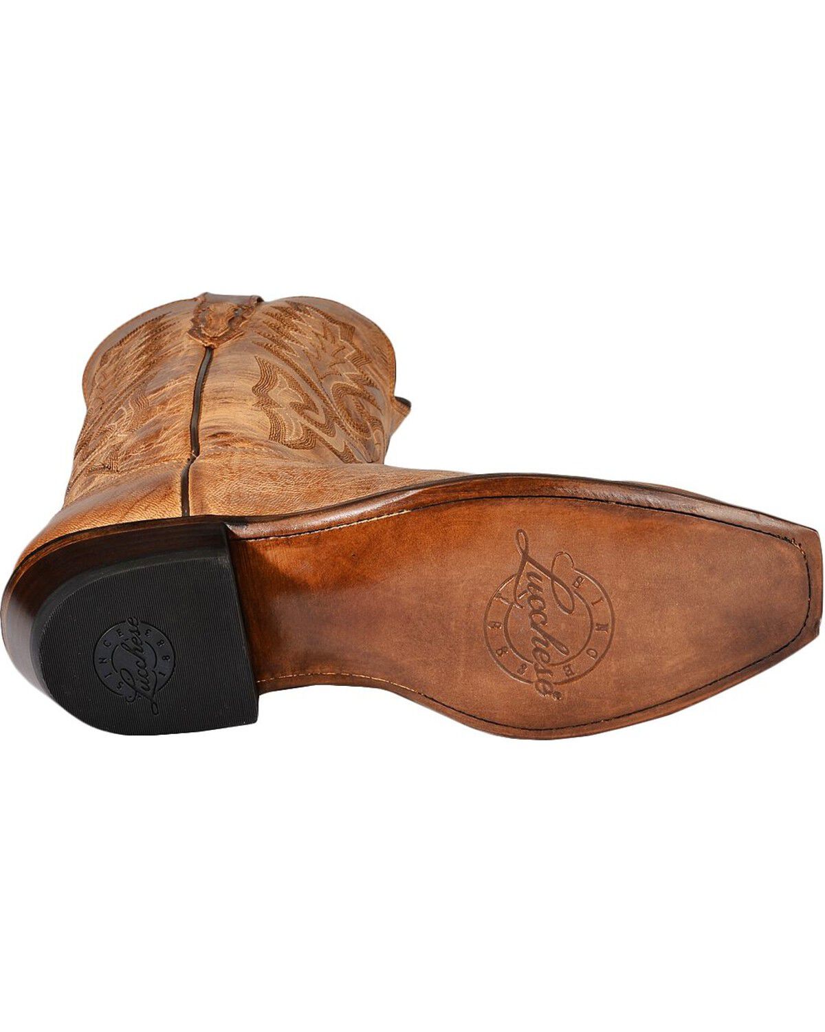 Image #5 - Lucchese Men's Handmade 1883 Mad Dog Goatskin Cowboy Boots - Square Toe, , hi-res
