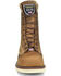 Image #3 - Carolina Men's 8" AMP USA Lace-Up Work Boots - Steel Toe, Brown, hi-res