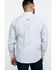 Image #2 - Tuf Cooper Men's Black Stretch Poplin Print Long Sleeve Western Shirt, , hi-res