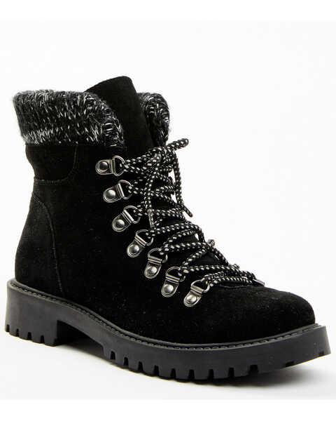 Cleo + Wolf Fashion Hiker Boots, Black, hi-res